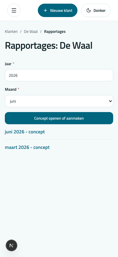 Overzicht mobiel 390px