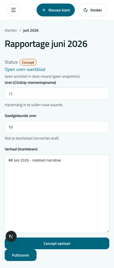 Editor mobiel 390px